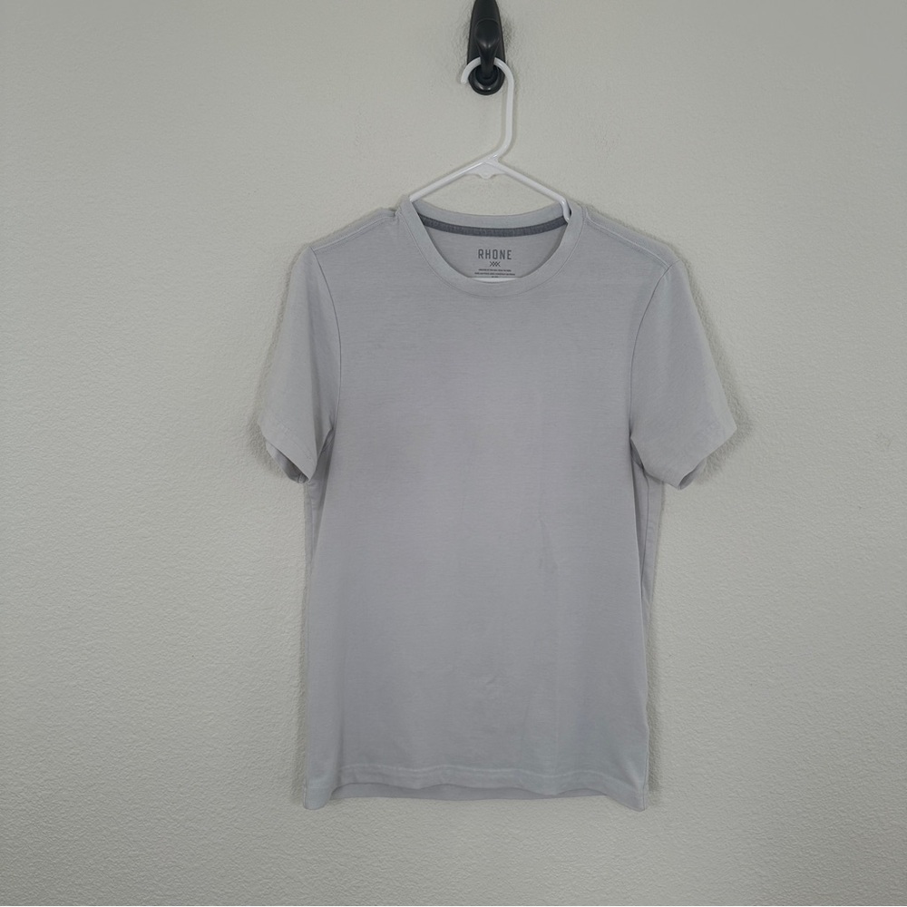 RHONE Gray Short Sleeve Tee